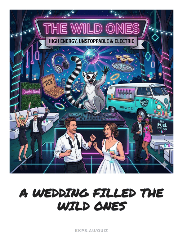 Kombi-Keg-A WEDDING FILLED THE WILD ONES