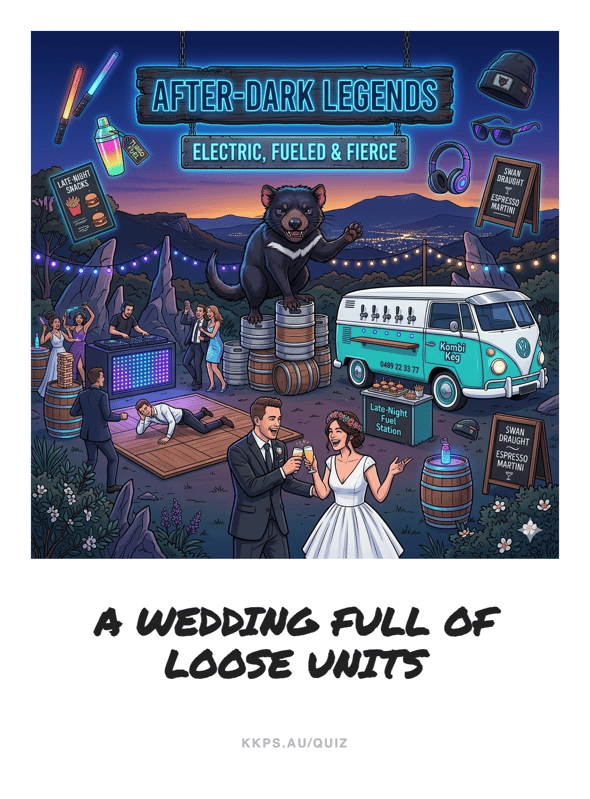 Kombi-Keg-A WEDDING FULL OF LOOSE UNITS